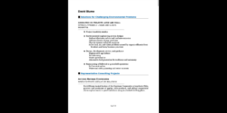 David Blume CV